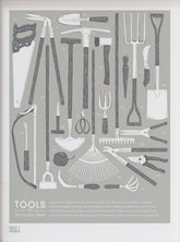 Nature - Tools in the Garden Shed in Putty Unframed